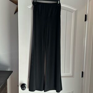Wide leg black pants. Soft